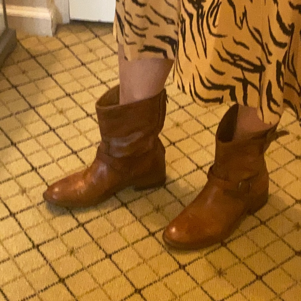 Belstaff leather ankle boots size 36